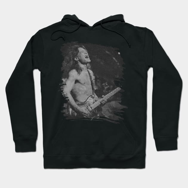 Eddie van halen // Retro poster Hoodie by Degiab